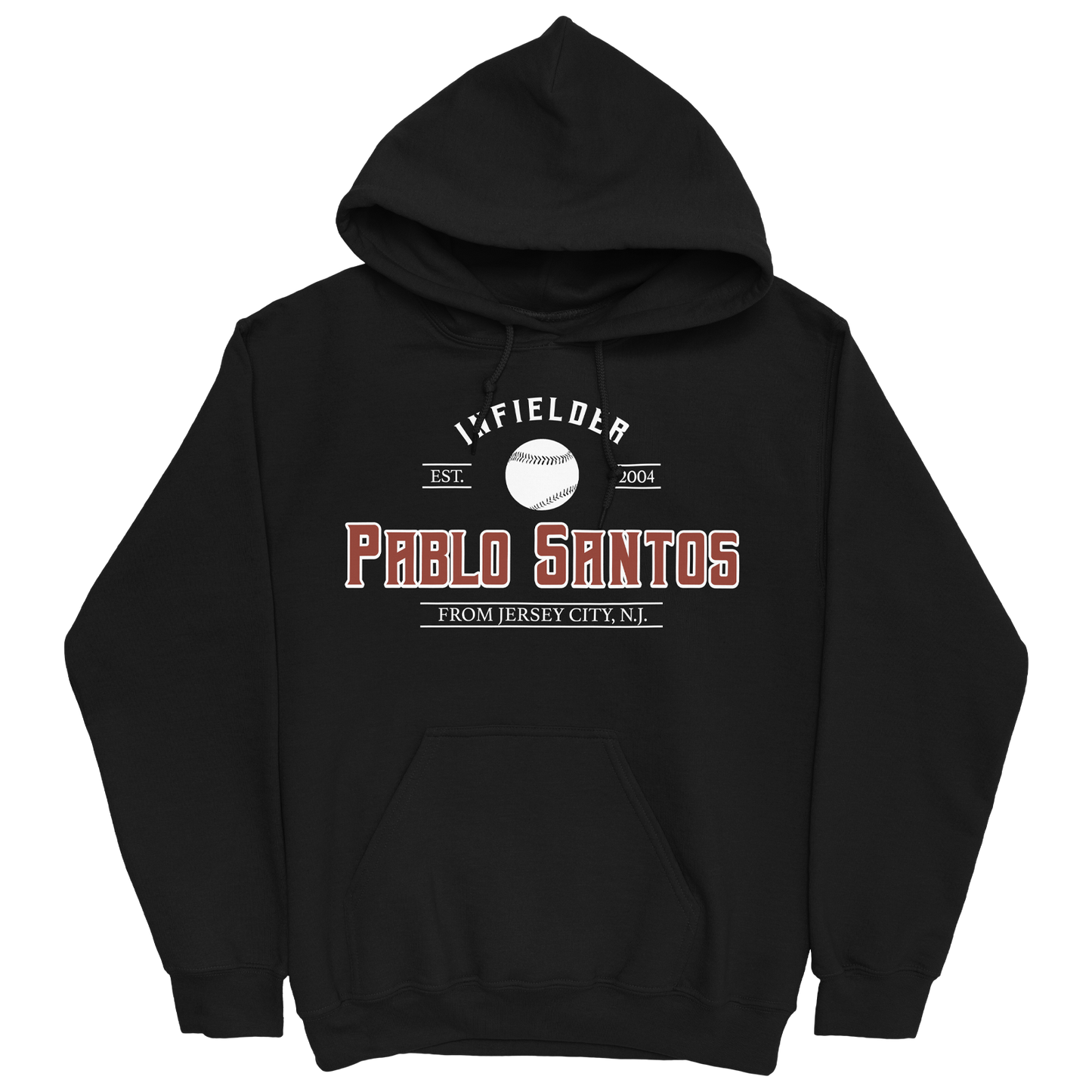 PABLO SANTOS JR. BLACK HOODIE