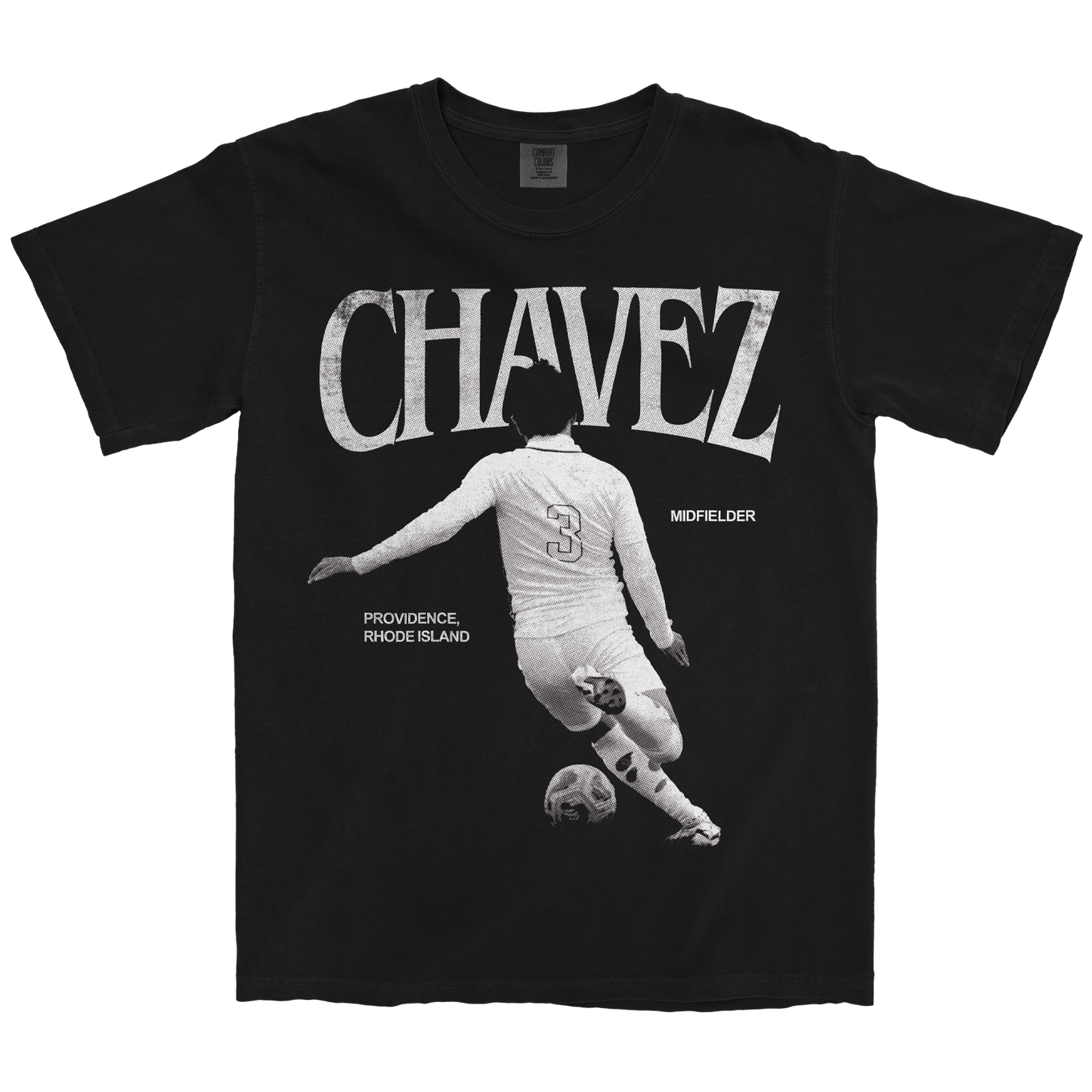 GABRIEL CHAVEZ REVERSE GRAPHIC BLACK TEE