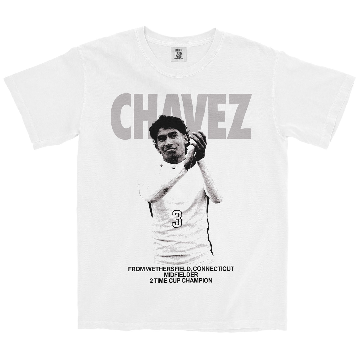 GABRIEL CHAVEZ VINTAGE WHITE TEE