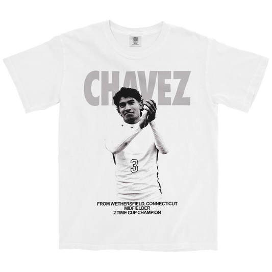 GABRIEL CHAVEZ VINTAGE WHITE TEE