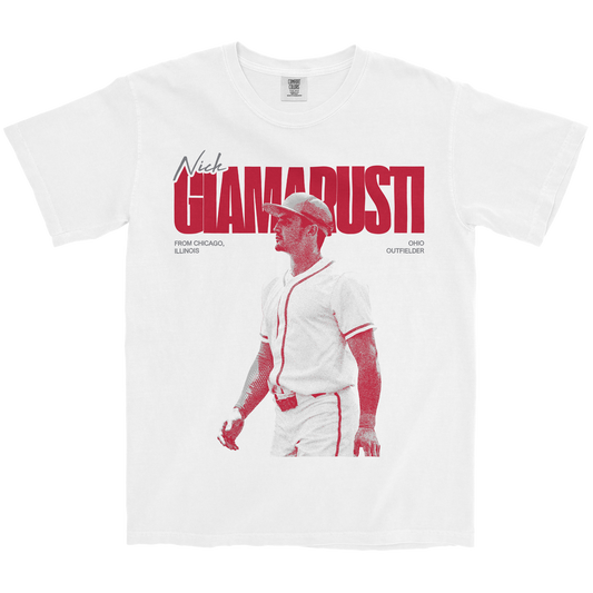 NICK GIAMARUSTI GRAPHIC WHITE TEE