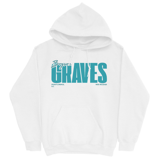 BRYSON GRAVES CLASSIC WHITE HOODIE