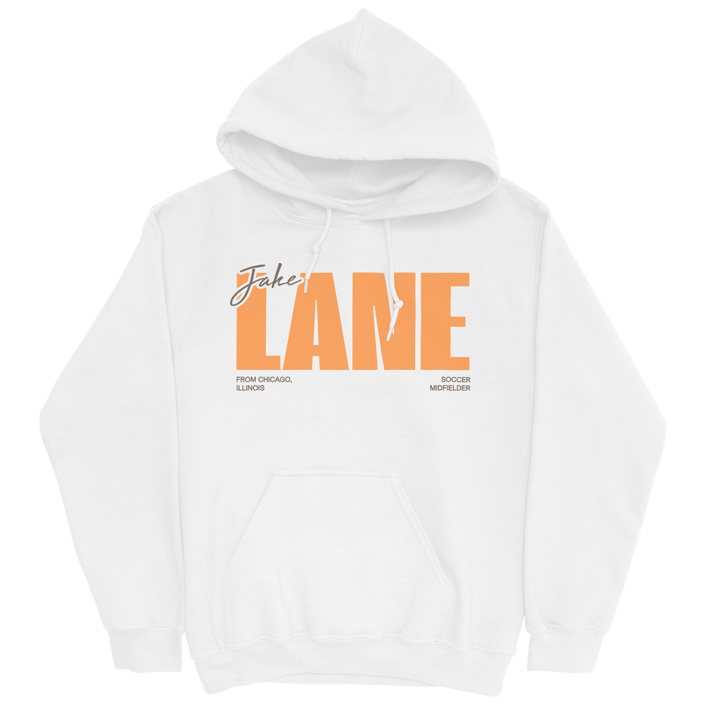 JAKE LANE CLASSIC WHITE HOODIE