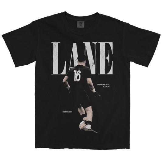 JAKE LANE #16 VINTAGE BLACK TEE