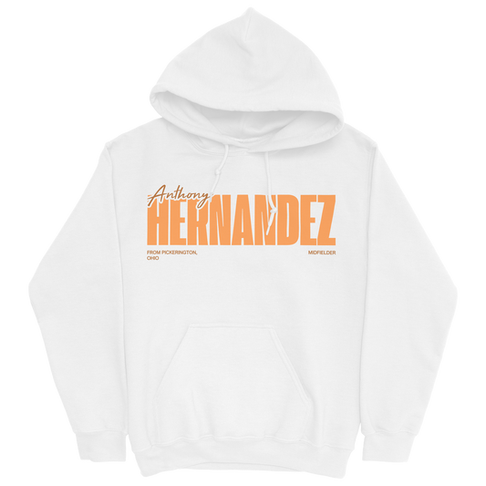 ANTHONY HERNANDEZ CLASSIC WHITE HOODIE