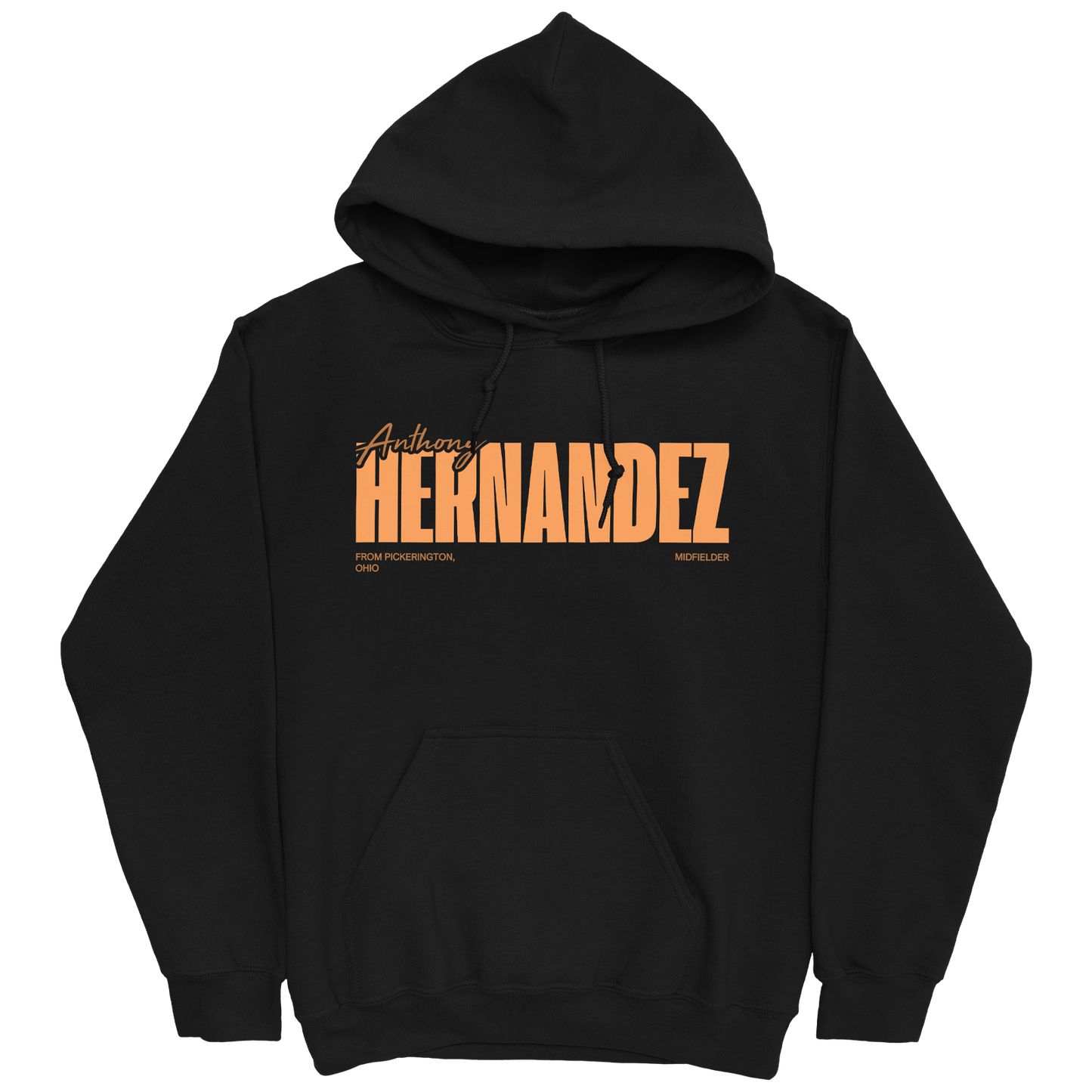 ANTHONY HERNANDEZ CLASSIC BLACK HOODIE