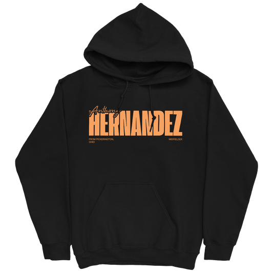 ANTHONY HERNANDEZ CLASSIC BLACK HOODIE