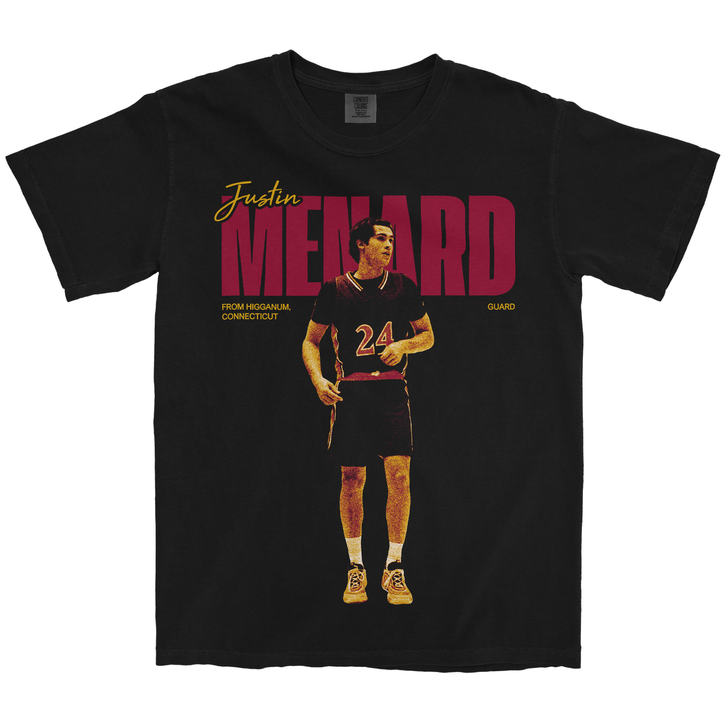 JUSTIN MENARD CLASSIC BLACK TEE