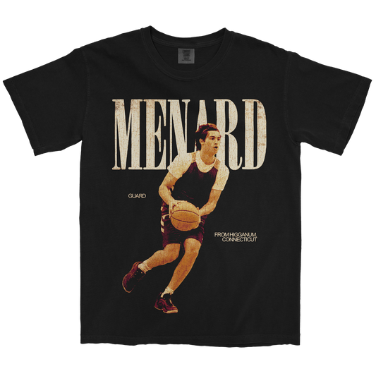 JUSTIN MENARD VINTAGE BLACK TEE