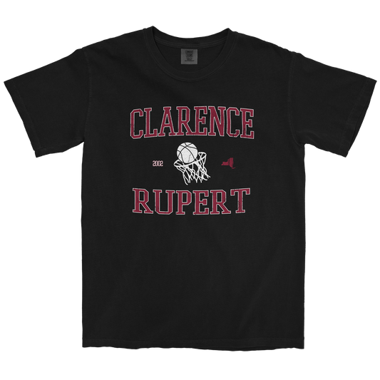 CLARENCE RUPERT RETRO BLACK TEE