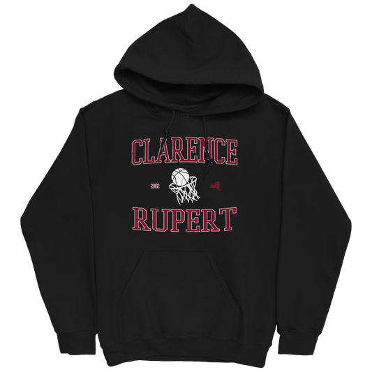 CLARENCE RUPERT RETRO BLACK HOODIE