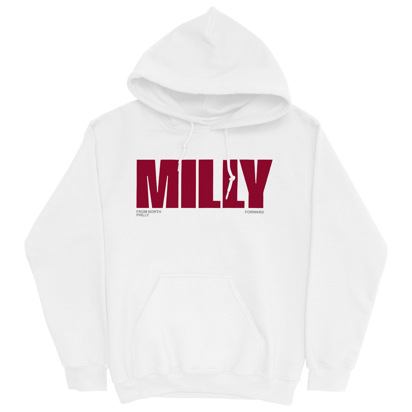 CLARENCE RUPERT MILLY CLASSIC WHITE HOODIE