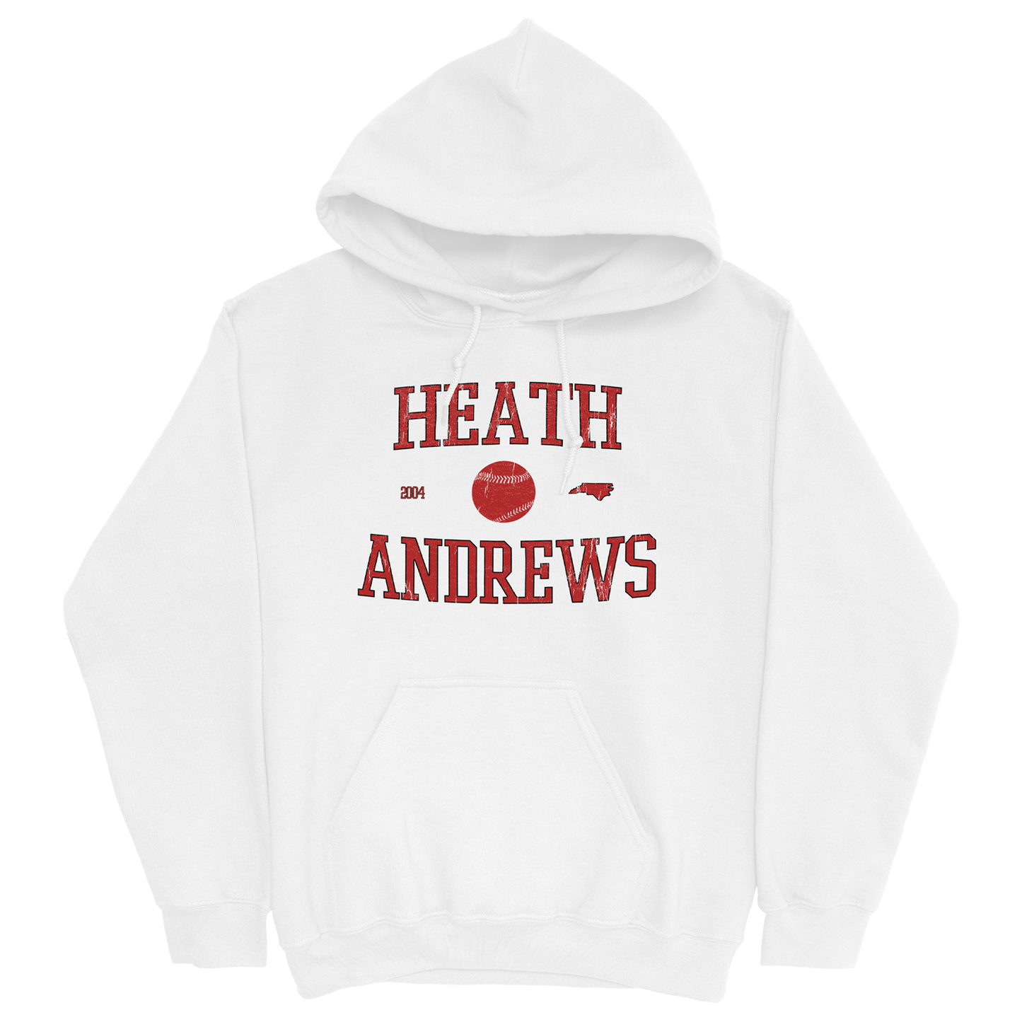 HEATH ANDREWS RETRO WHITE HOODIE