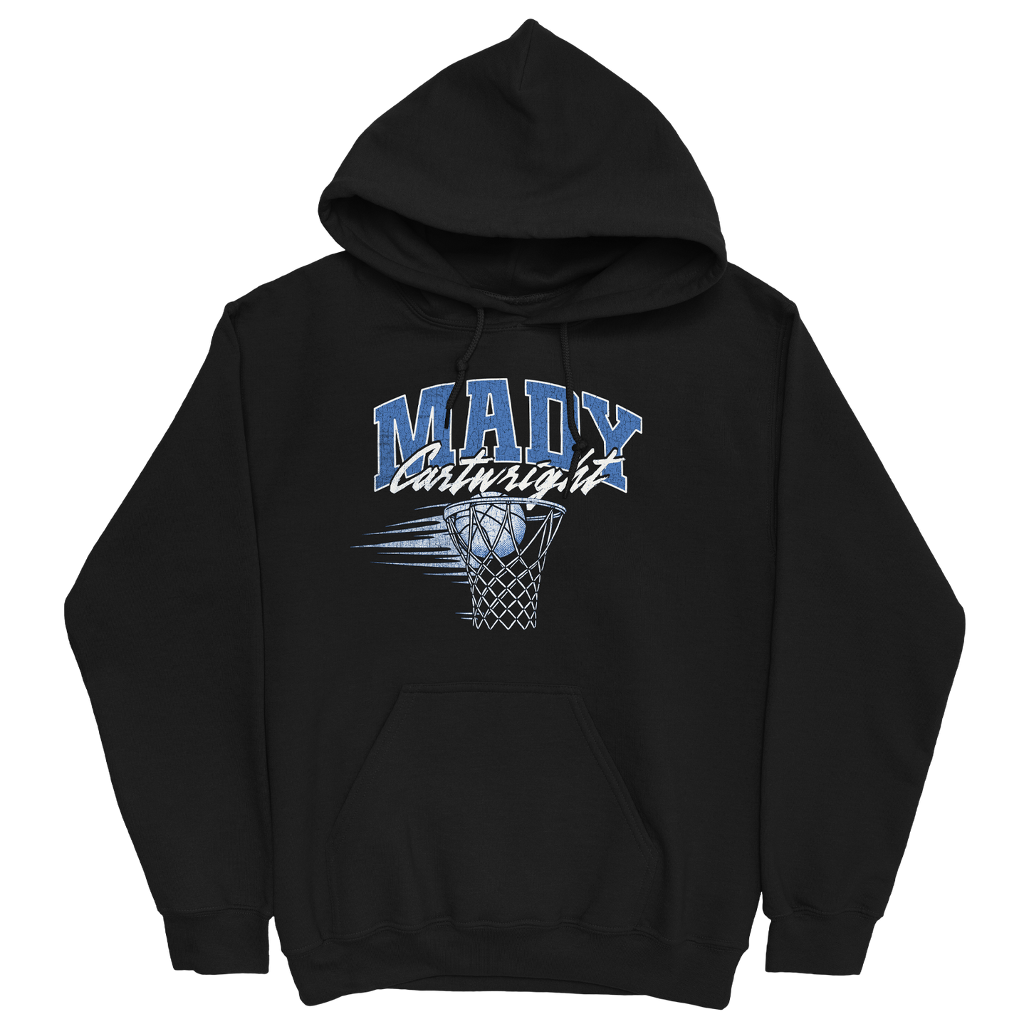 MADY CARTWRIGHT RETRO BLACK HOODIE