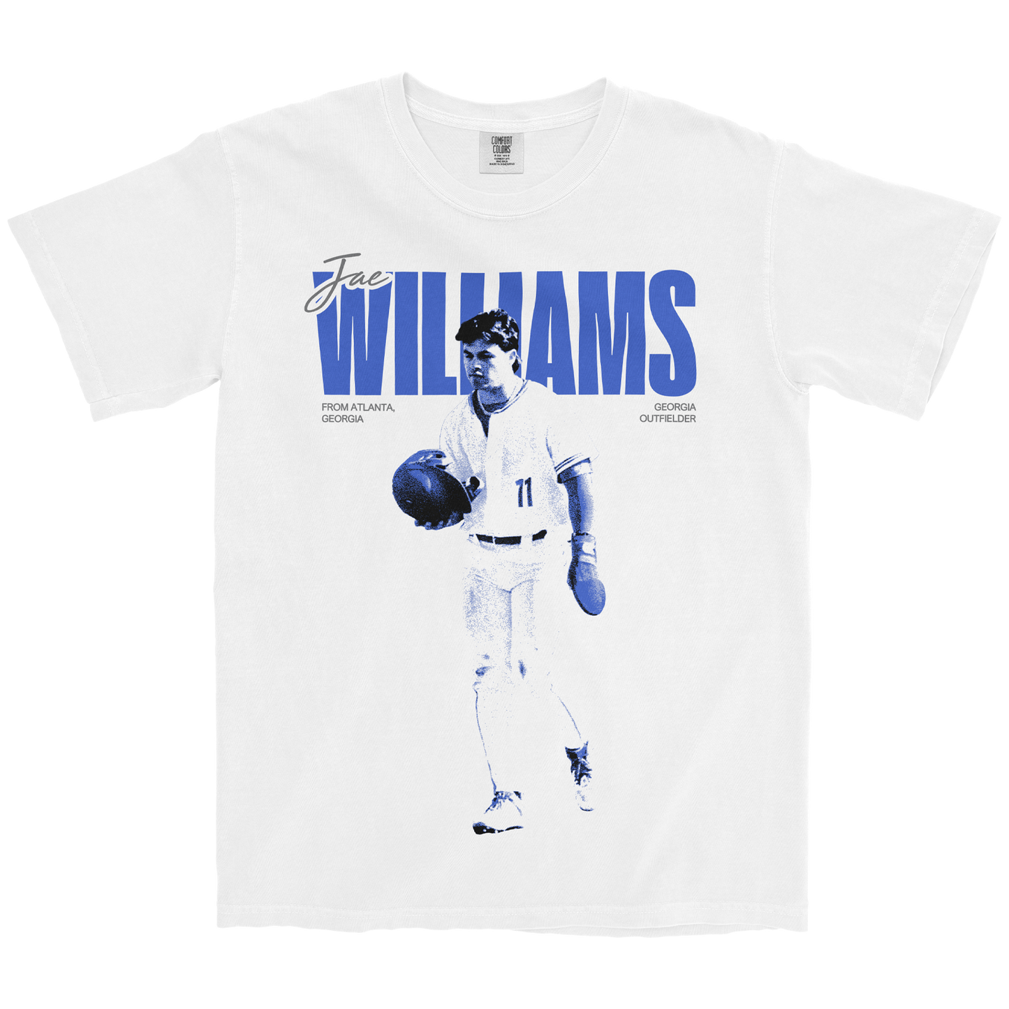 JAE WILLIAMS VINTAGE WHITE TEE