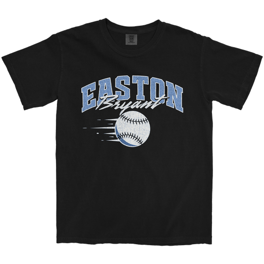 EASTON BRYANT RETRO BLACK TEE