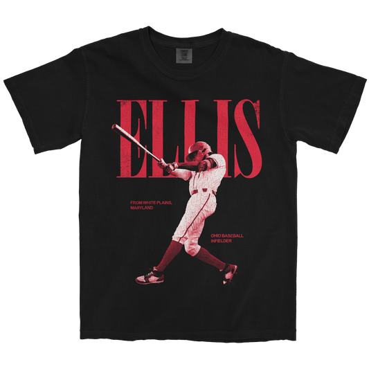 LEE ELLIS VINTAGE BLACK TEE