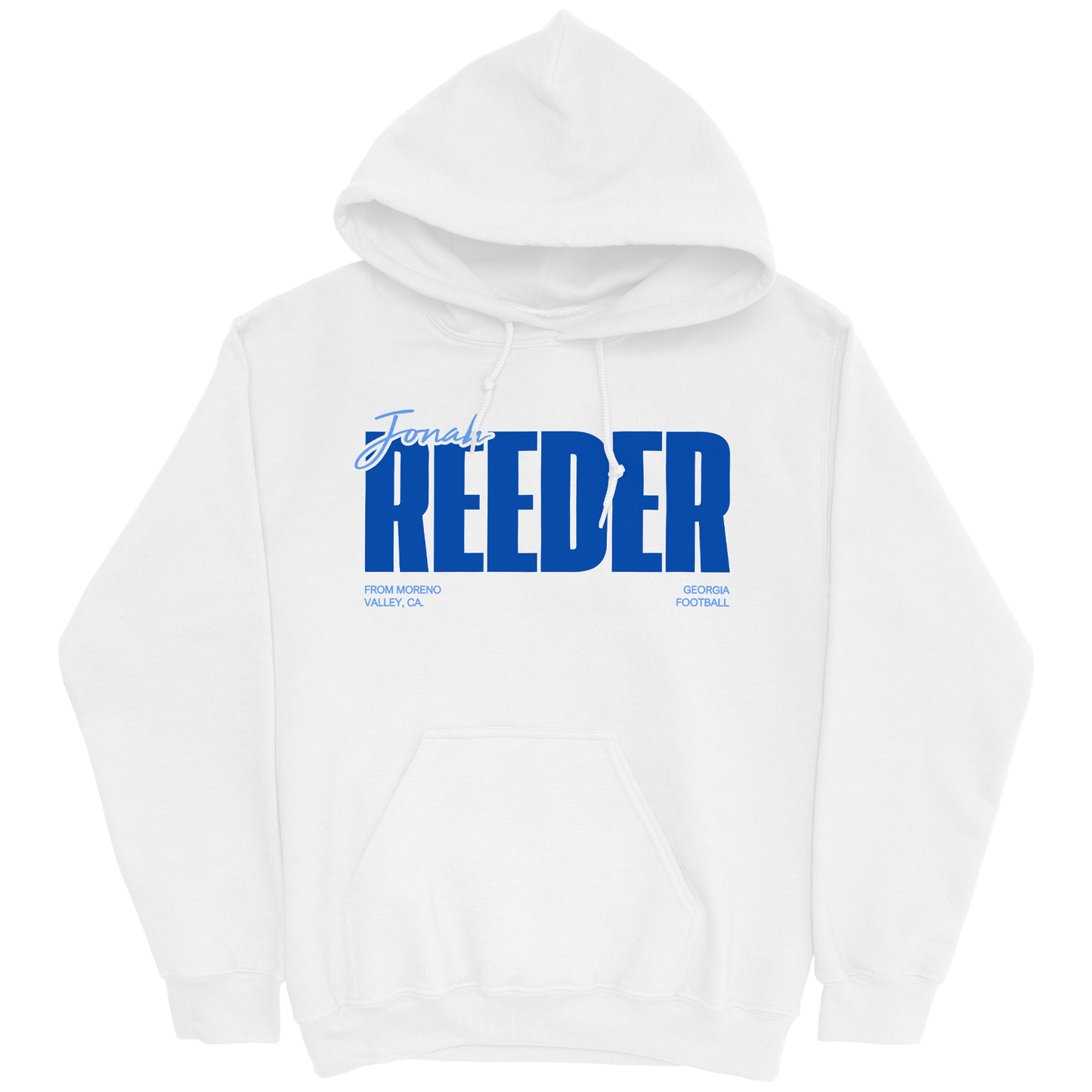 JONAH REEDER CLASSIC WHITE HOODIE