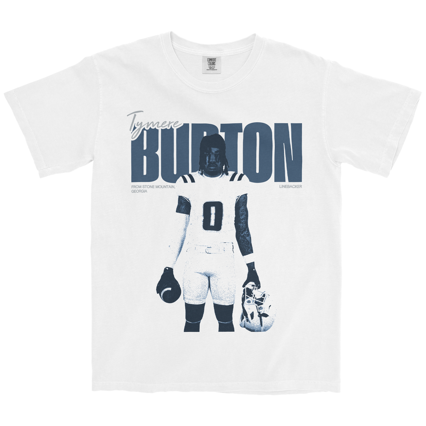 TYMERE BURTON VINTAGE WHITE TEE