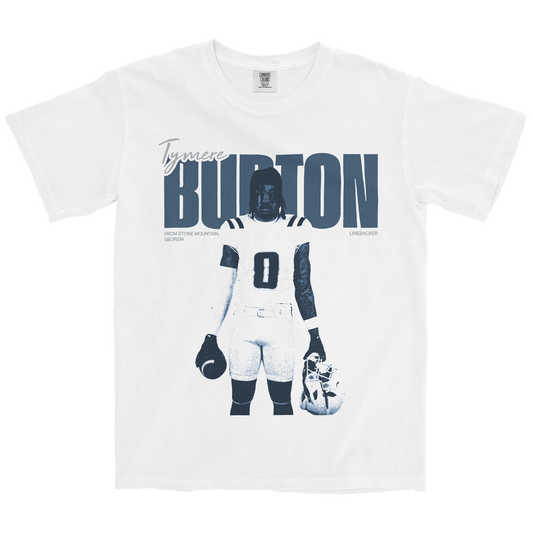 TYMERE BURTON VINTAGE WHITE TEE