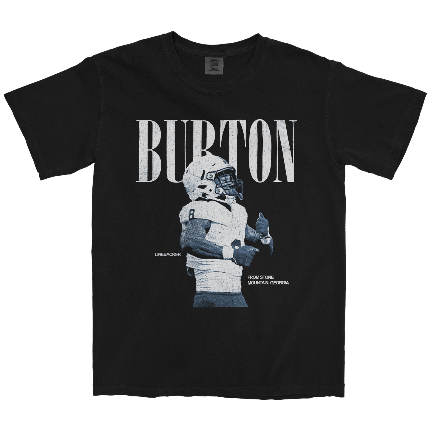 TYMERE BURTON VINTAGE BLACK TEE