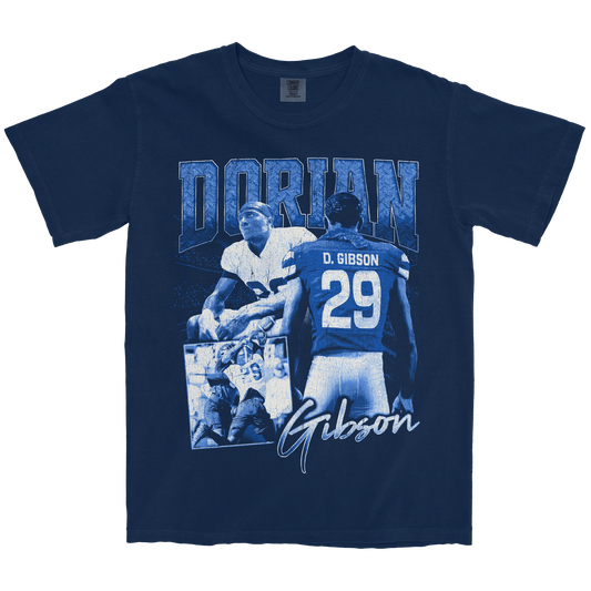 DORIAN GIBSON GRAPHIC NAVY TEE