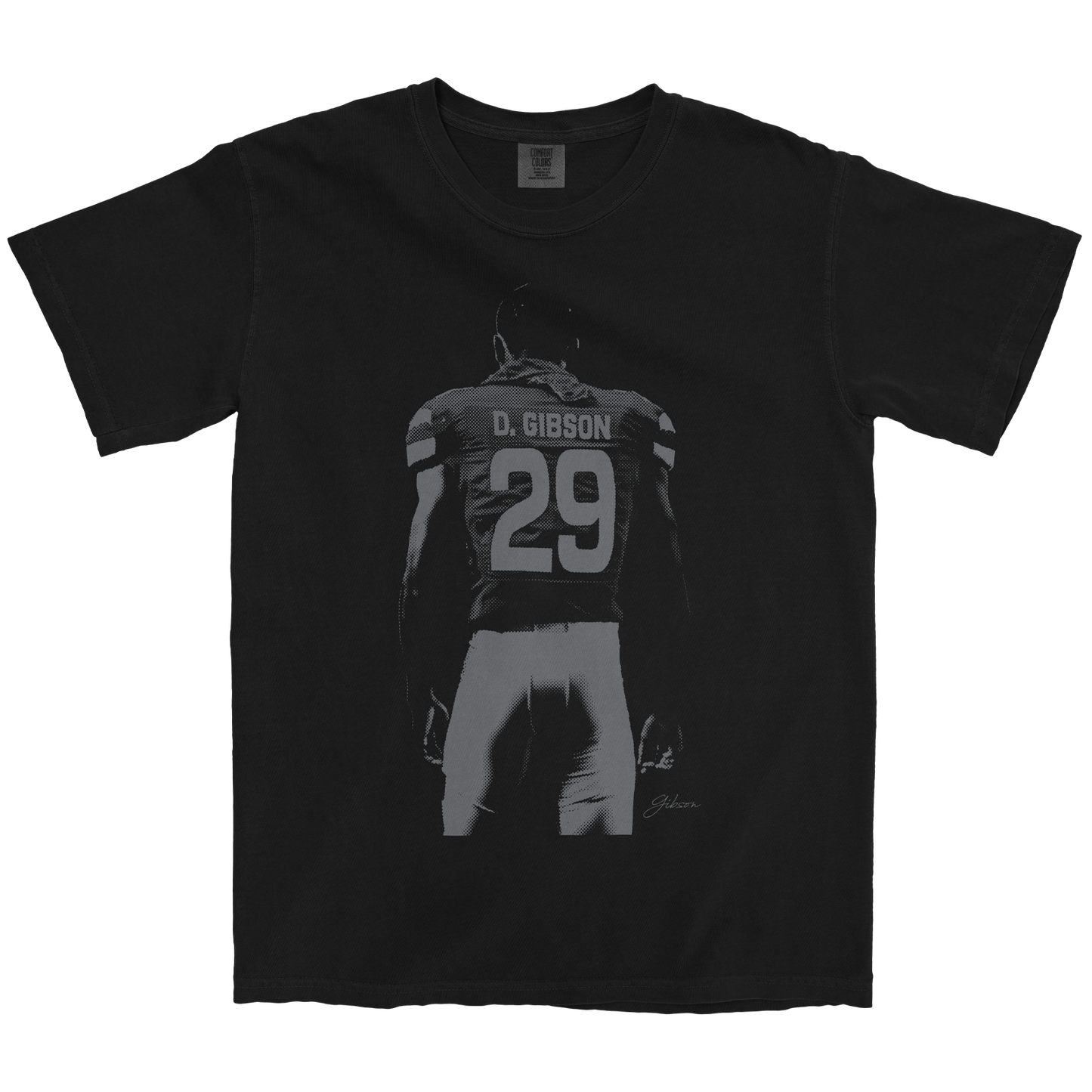 DORIAN GIBSON #29 VINTAGE BLACK TEE