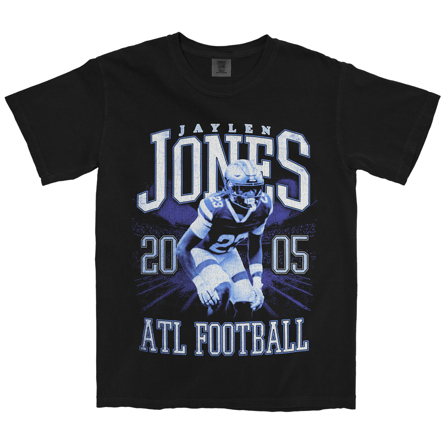 JUICE JONES GRAPHIC BLACK TEE