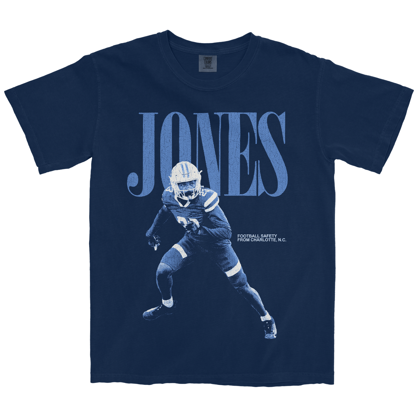 JUICE JONES VINTAGE NAVY TEE