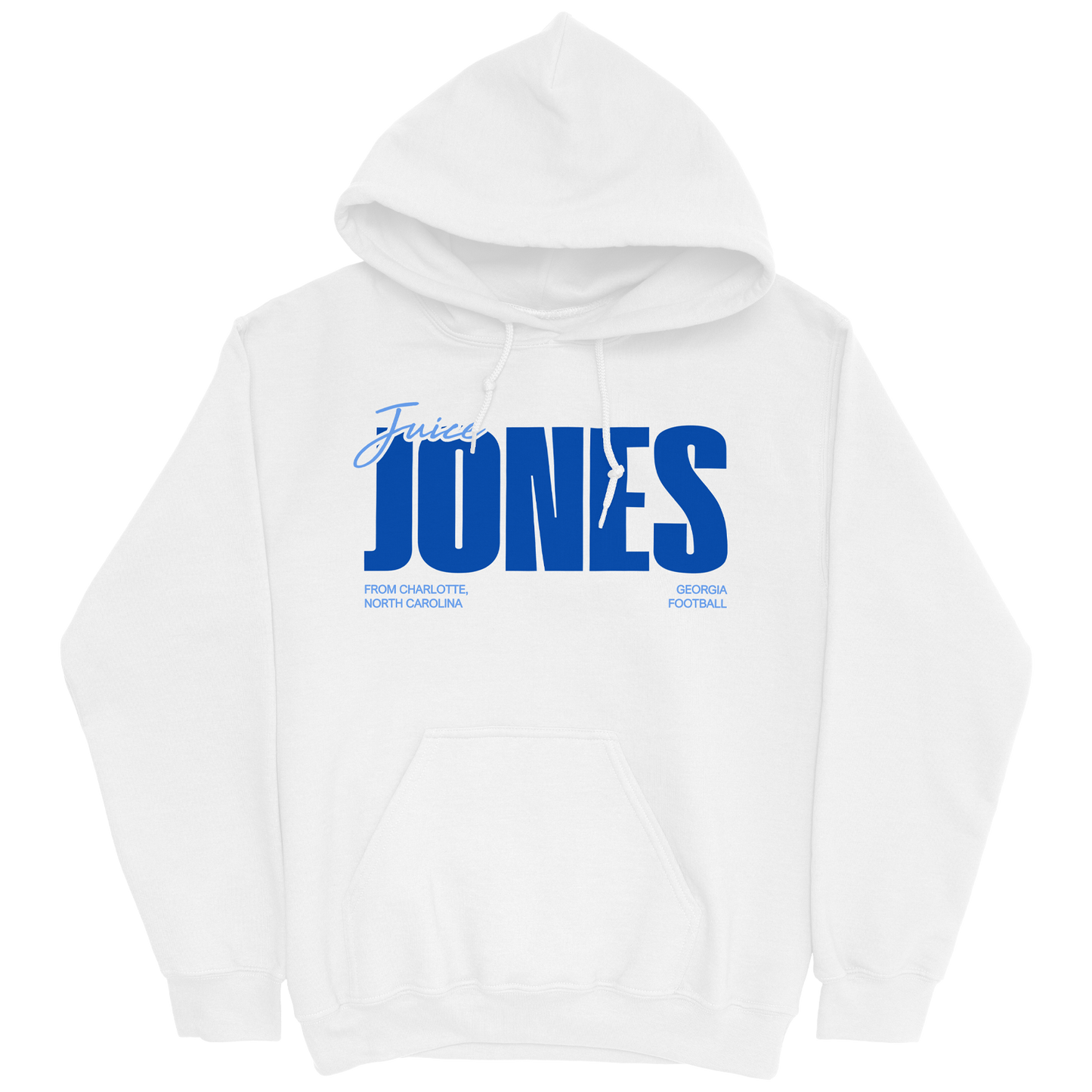 JUICE JONES CLASSIC WHITE HOODIE