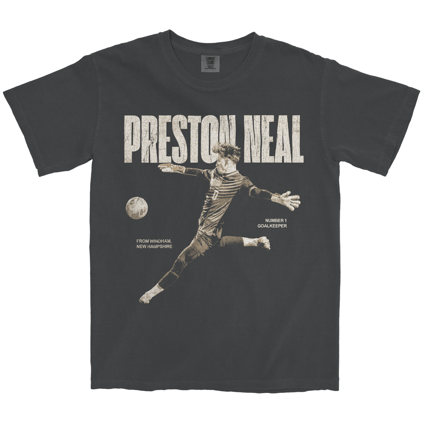 PRESTON NEAL VINTAGE GRAPHITE TEE