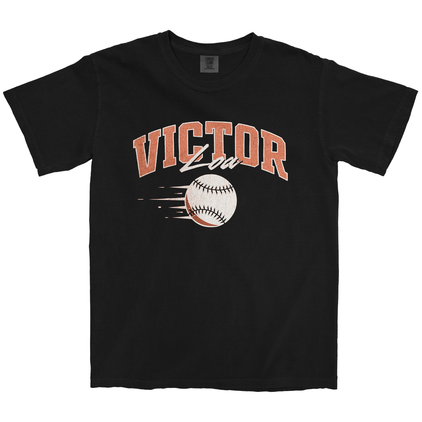 VICTOR LOA RETRO BLACK TEE