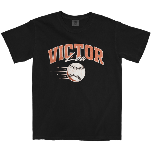 VICTOR LOA RETRO BLACK TEE