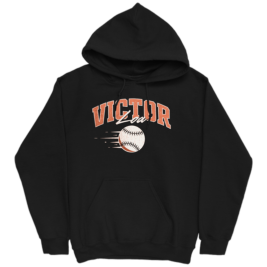 VICTOR LOA RETRO BLACK HOODIE