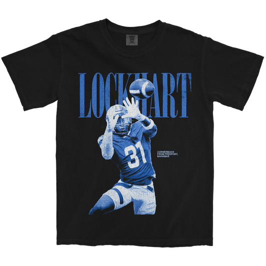 REMEZ LOCKHART VINTAGE BLACK TEE