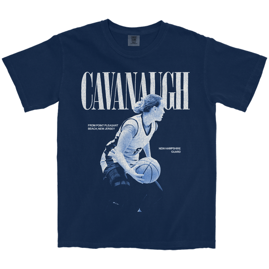 MAGGIE CAVANAUGH VINTAGE NAVY TEE