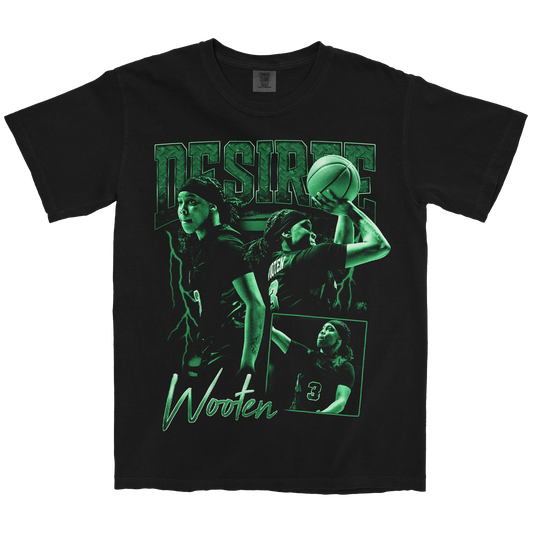 DESIREE WOOTEN GRAPHIC BLACK TEE