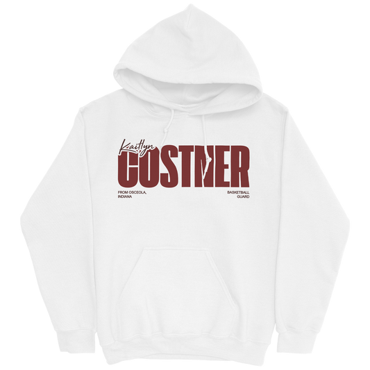 KAITLYN COSTNER CLASSIC WHITE HOODIE