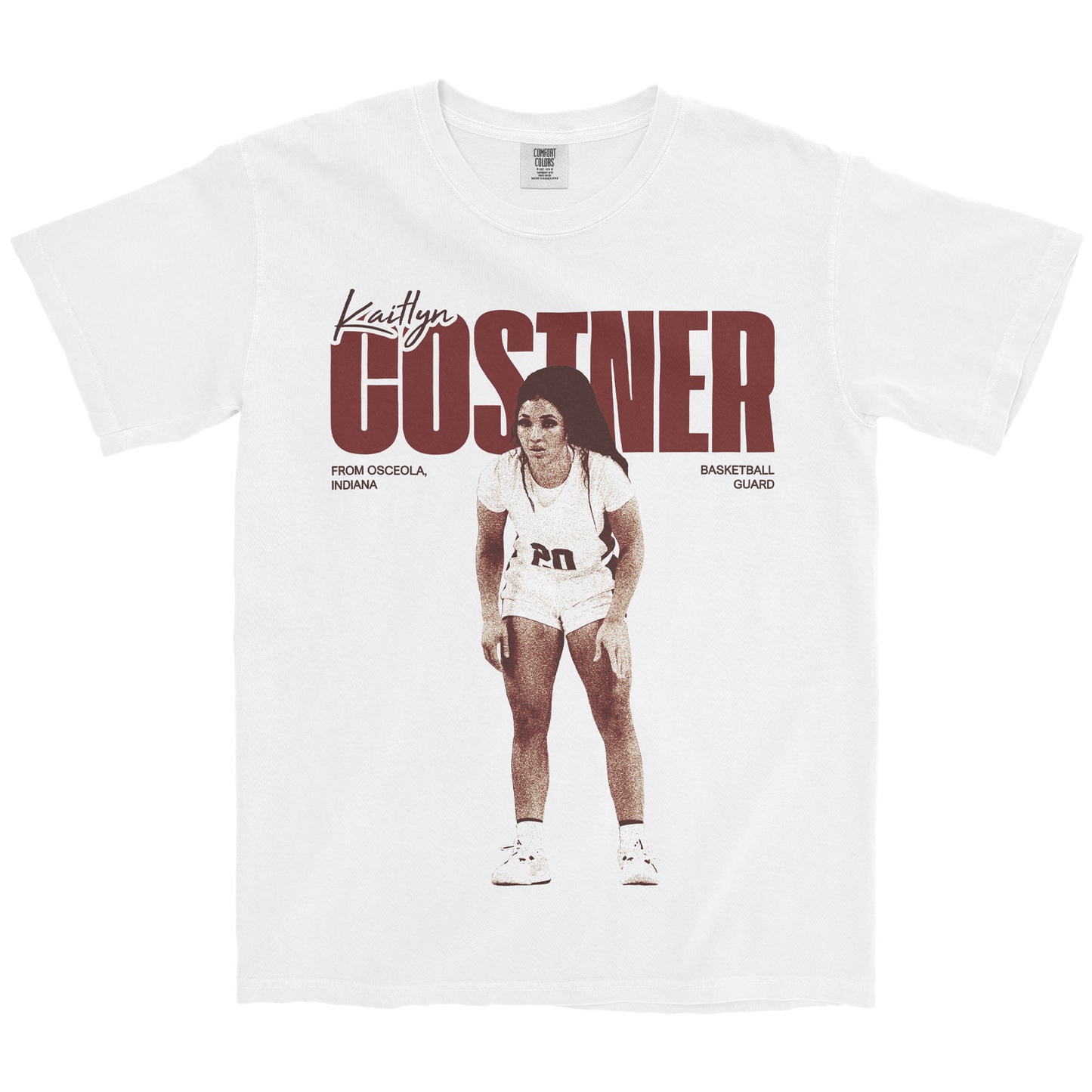 KAITLYN COSTNER CLASSIC WHITE TEE