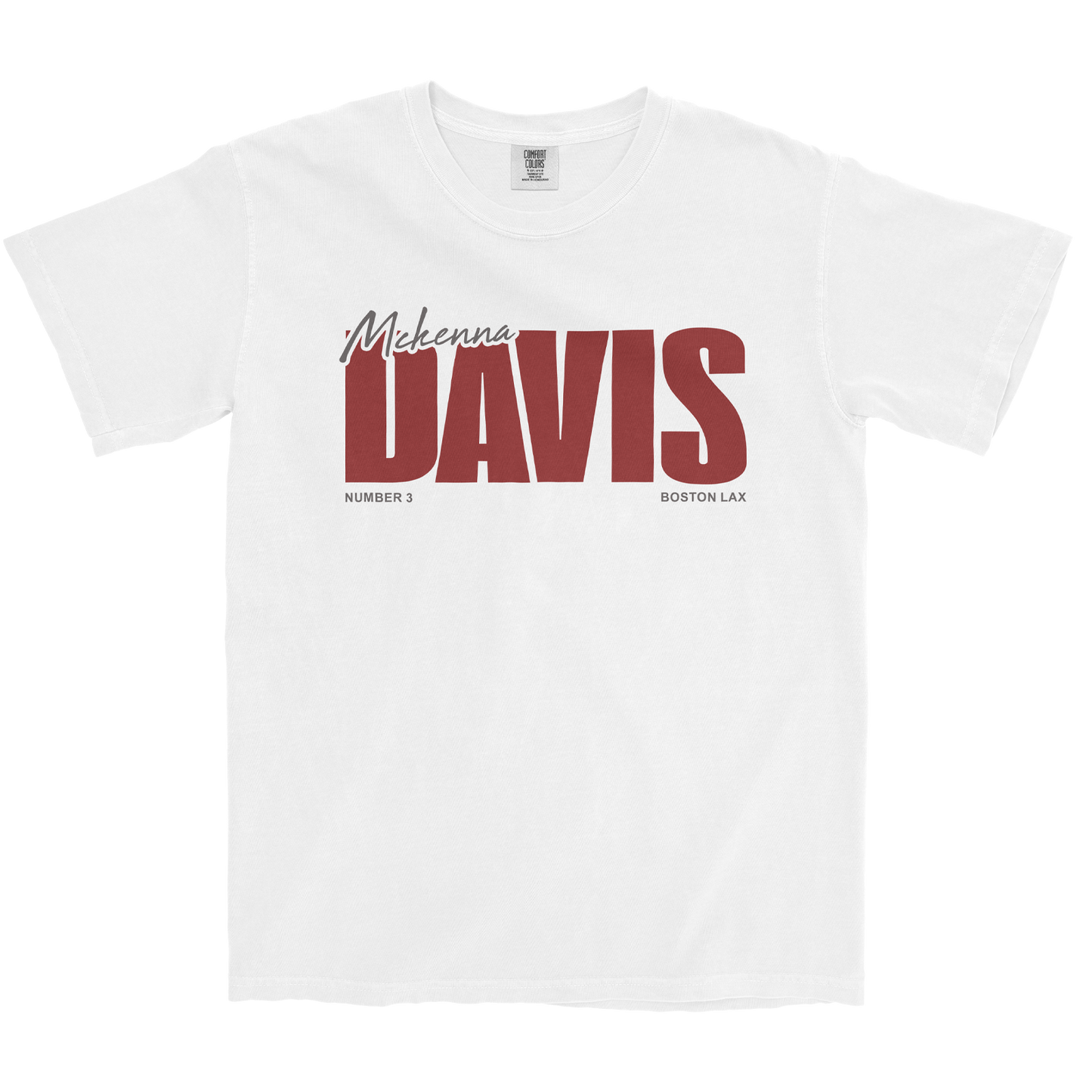 MCKENNA DAVIS CLASSIC WHITE TEE