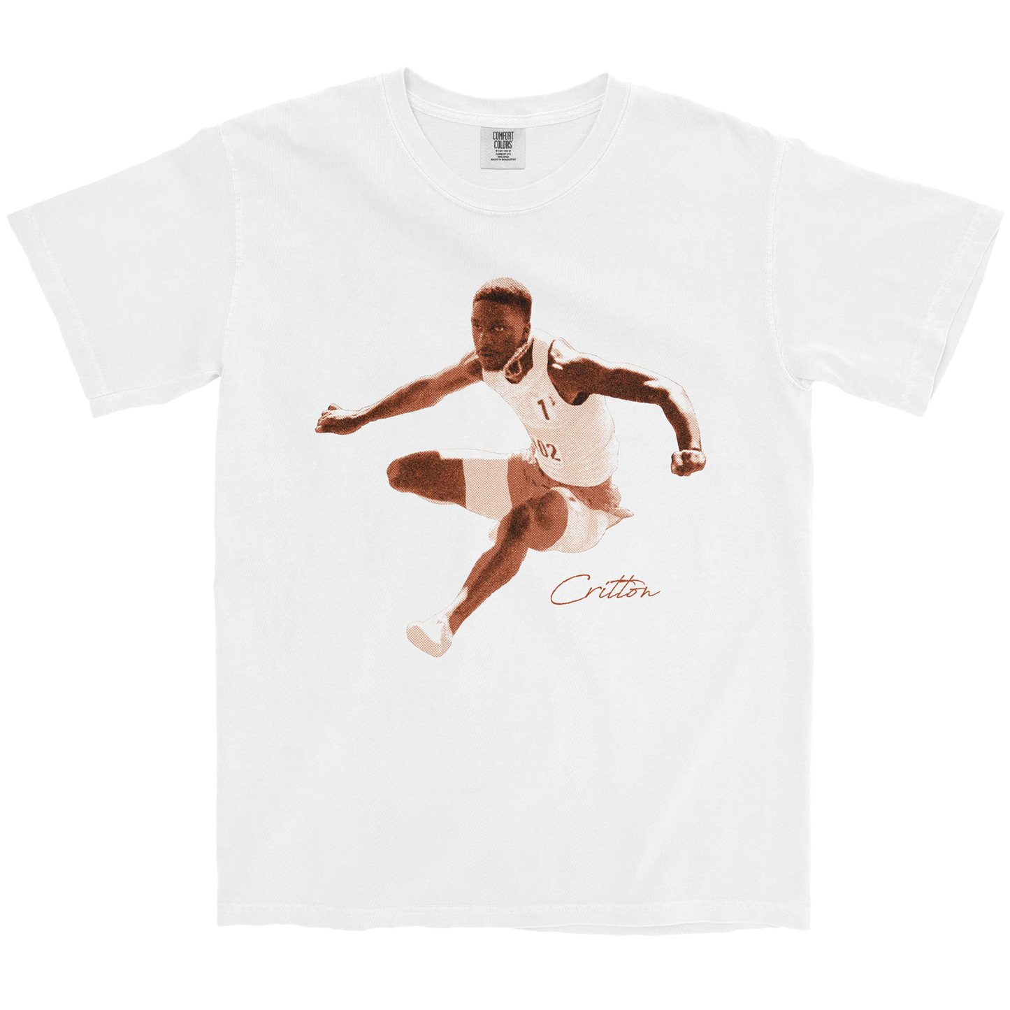 JAYLEN CRITTON HURDLE WHITE TEE