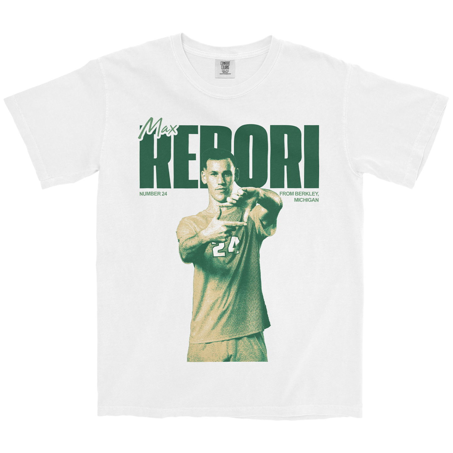 MAX REBORI VINTAGE WHITE TEE