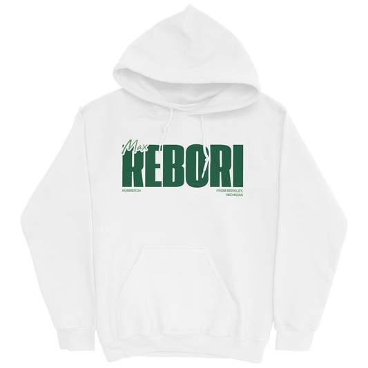 MAX REBORI CLASSIC WHITE HOODIE