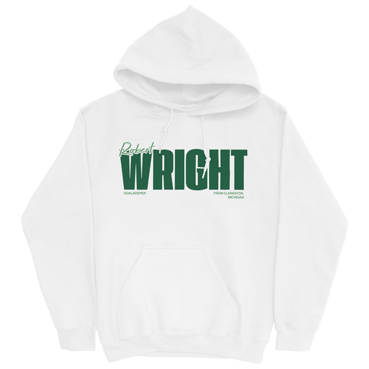 ROBERT WRIGHT CLASSIC WHITE HOODIE