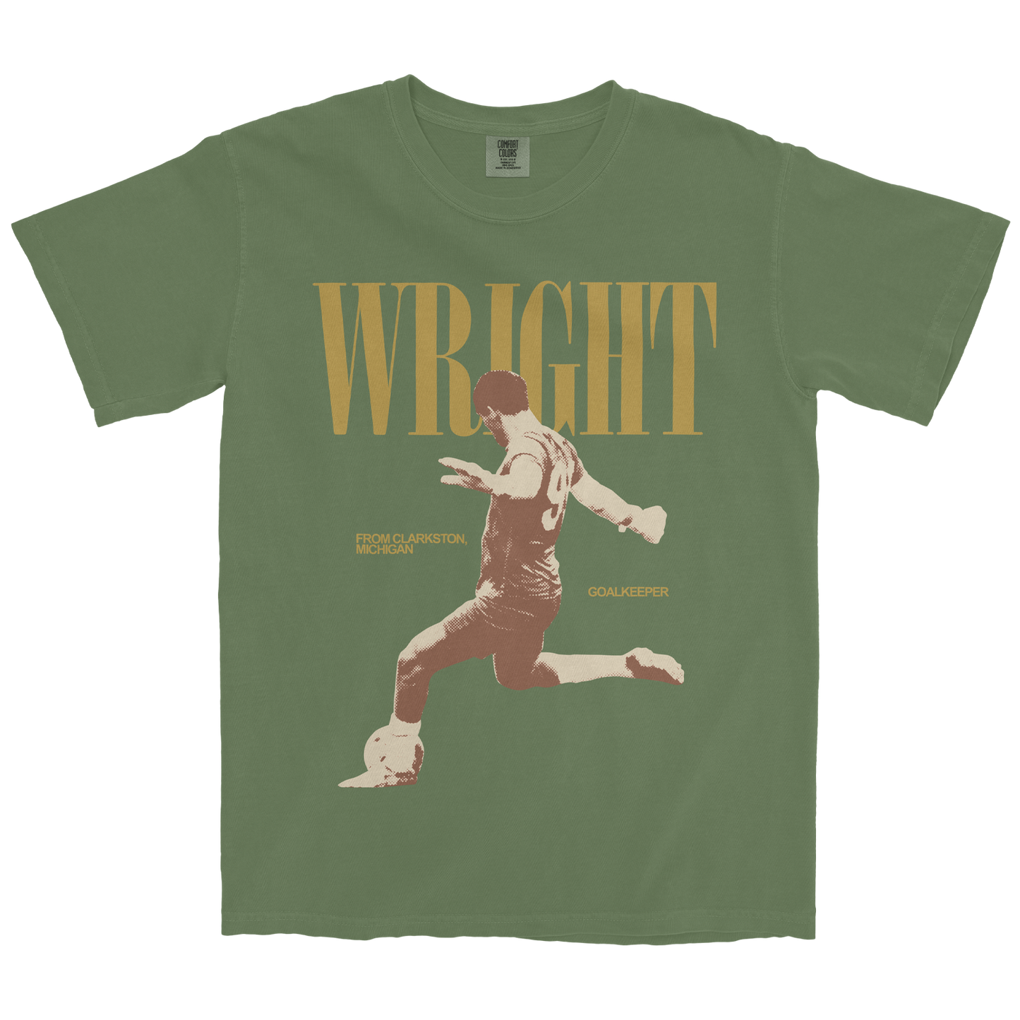 ROBERT WRIGHT VINTAGE MOSS TEE