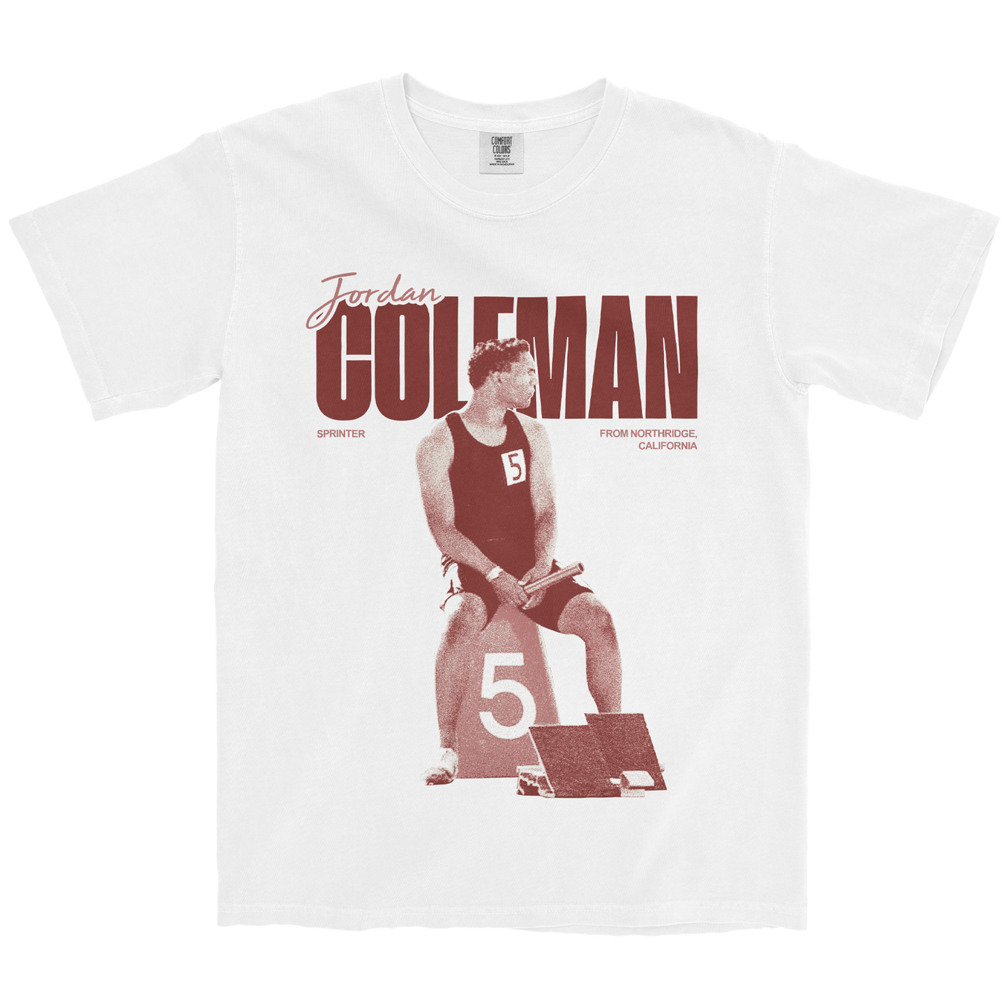 JORDAN COLEMAN VINTAGE WHITE TEE