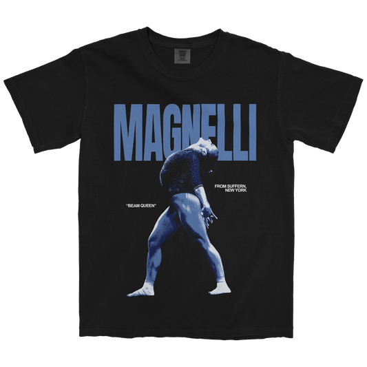 ISABELLA MAGNELLI GRAPHIC BLACK TEE