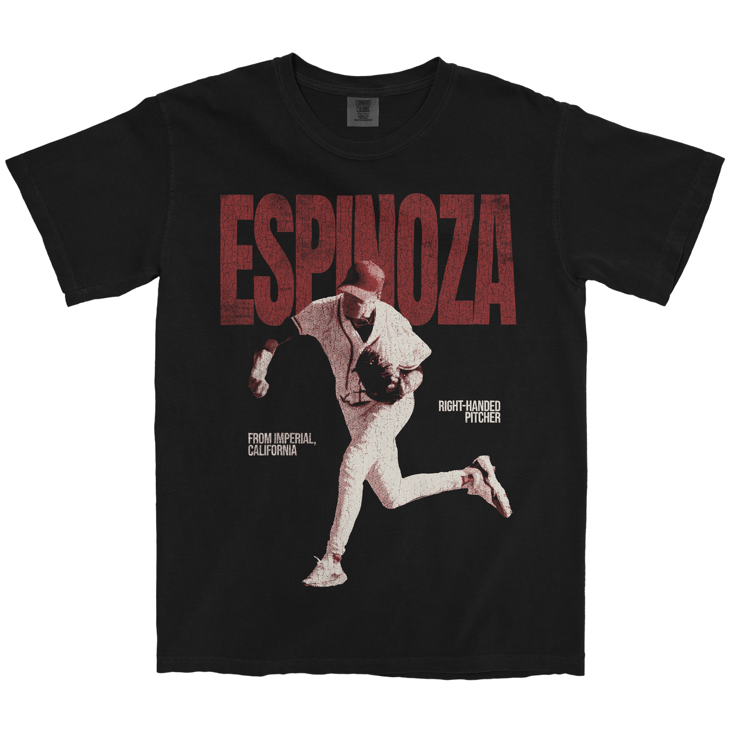 RAFAEL ESPINOZA VINTAGE BLACK TEE