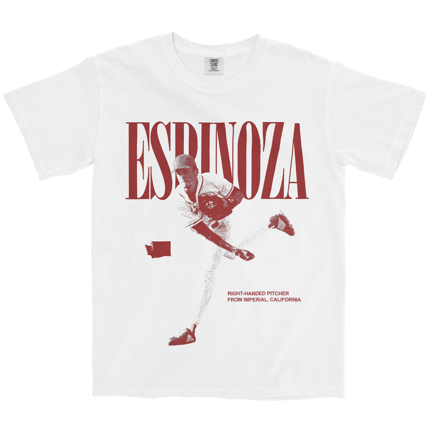 RAFAEL ESPINOZA VINTAGE WHITE TEE