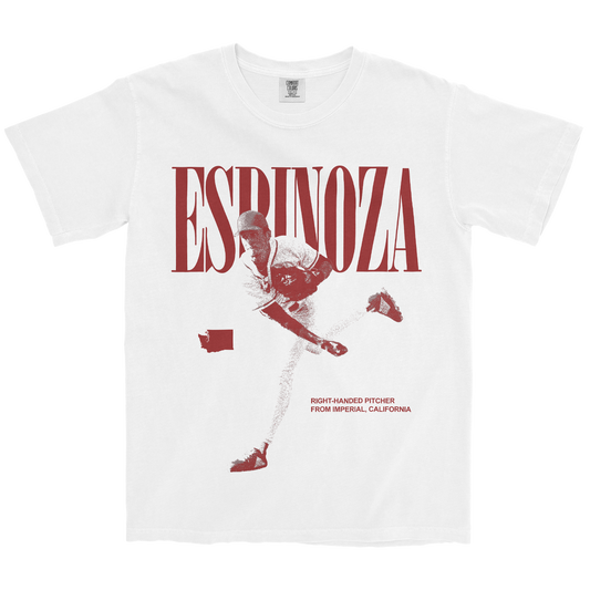 RAFAEL ESPINOZA VINTAGE WHITE TEE